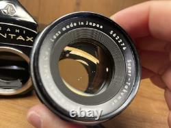 CLA'd Rare Black Near Mint ++ Pentax S2 Late Model Camera Takumar 55mm F/2