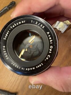 CLA'd Rare Black Near Mint ++ Pentax S2 Late Model Camera Takumar 55mm F/2