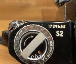 CLA'd Rare Black Near Mint ++ Pentax S2 Late Model Camera Takumar 55mm F/2