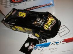 CUSTOM ADC 2021 Ross Bailes #58 dave's Towing Outlaw Late Model Dirt Car Free SH