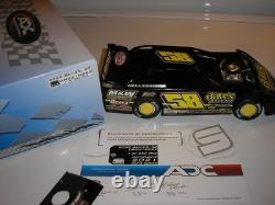 CUSTOM ADC 2021 Ross Bailes #58 dave's Towing Outlaw Late Model Dirt Car Free SH