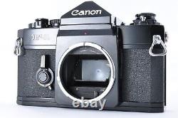 Canon F-1 Late Model 35mm SLR Film Camera Body Black Near MINT JAPAN #62