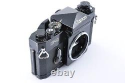 Canon F-1 Late Model 35mm SLR Film Camera Body Black Near MINT JAPAN #62
