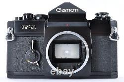 Canon F-1 Late Model 35mm SLR Film Camera Body Black Near MINT JAPAN #62