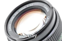 Canon F-1 N Late Model 35mm NEW FD NFD 50mm F1.4 MF Standard Lens EXC+++ #5707