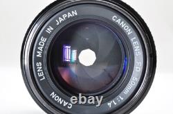 Canon F-1 N Late Model 35mm NEW FD NFD 50mm F1.4 MF Standard Lens EXC+++ #5707