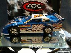 Chad Zobrist #78 1/24 2009 Dirt Late Model ADC Red Series Autographed