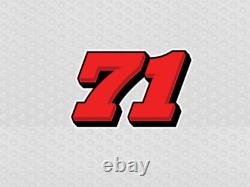 Custom Race Car Numbers Vinyl Decal Kit Value Package Late Model IMCA Stock