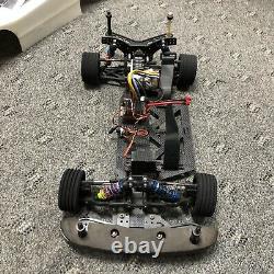 Custom Works 1/10 Late Model Wedge RC Oval Dirt Model Unknown withExtras