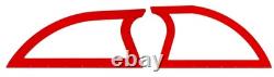 DOMINATOR RACE PRODUCTS Sail Panel Pair Late Model Red- 830-RD