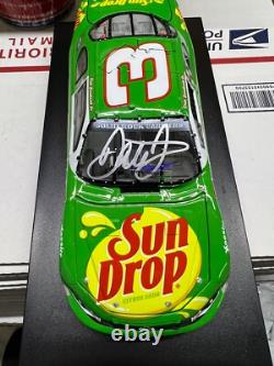 Dale Earnhardt Jr 2022 NIB # 3 Autographed Sun Drop 1/24 Lionel Late Model W COA