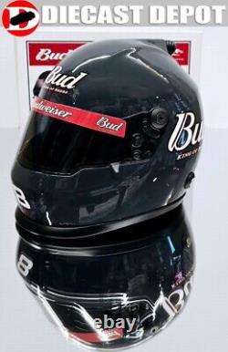 Dale Earnhardt Jr 2024 Budweiser Late Model & Mini Helmet Combo 1/24 Color Chrom