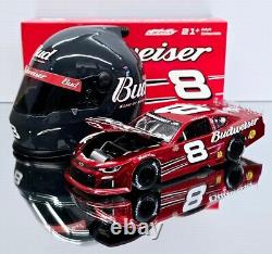 Dale Earnhardt Jr 2024 Budweiser Late Model & Mini Helmet Combo 1/24 Color Chrom