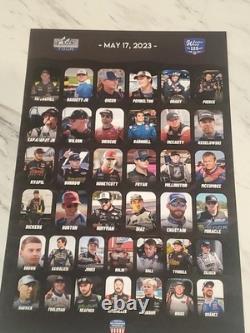 Dale Earnhardt Jr SIGNED 2023 North Wilkesboro CARS LATE MODEL Poster LIMITED ED