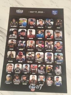Dale Earnhardt Jr SIGNED 2023 North Wilkesboro CARS LATE MODEL Poster LIMITED ED