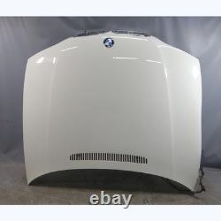 Damaged 03-06 BMW E46 3-Series 2dr Late Model Front Hood Cover Alpine White OEM