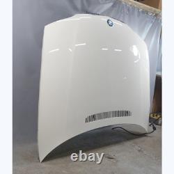 Damaged 03-06 BMW E46 3-Series 2dr Late Model Front Hood Cover Alpine White OEM