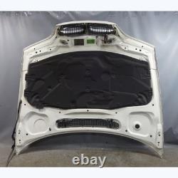 Damaged 03-06 BMW E46 3-Series 2dr Late Model Front Hood Cover Alpine White OEM
