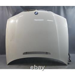 Damaged 03-06 BMW E46 3-Series 2dr Late Model Front Hood Cover Alpine White OE