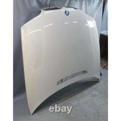Damaged 03-06 BMW E46 3-Series 2dr Late Model Front Hood Cover Alpine White OE