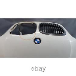 Damaged 03-06 BMW E46 3-Series 2dr Late Model Front Hood Cover Alpine White OE