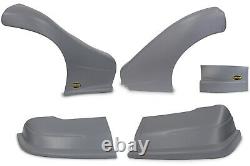 Dirt Late Model Nose Complete Dominator 2300-gry Gray Nose