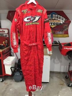 Donnie Moran Race Worn Drivers Firesuit Autographed Late model, Dirt, Outlaws