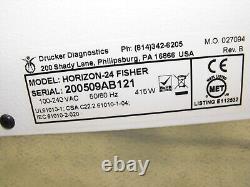 Drucker Horizon 24 Centrifuge With Rotor & Inserts, 2020 Late Model, Light Use