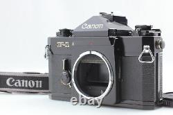Engraved N MINT with Strap Canon F-1 SLR Film Camera Late Model Body From JAPAN