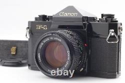 Exc+5 Canon F-1 Late Model 35mm Film Camera New FD NFD 50mm F1.4 Lens JAPAN