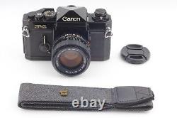 Exc+5 Canon F-1 Late Model 35mm Film Camera New FD NFD 50mm F1.4 Lens JAPAN