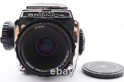Exc++++++ Zenza Bronica S2 Late Model + Nikkor-P 75mm f/2.8 Lens From JAPAN