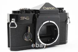 Excellent+5? Canon F-1 SLR Black Body Late model Film Camera from JAPAN