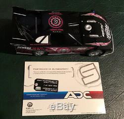 Extremely Rare Signed Scott Bloomquist 2014 DTWC Pink 1/24 Dirt Late Model ADC