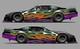 Flames Race Car Side Wrap Decals Late Model, Street Stock, Modified #52