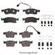 For Maserati Levante Front & Rear Brake Pads, Sensor & Hardware 2023 Late Model