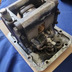 Ford 8N Tractor ORIGINAL Late Model Hydraulic Belly Pump With Cover Panel untested