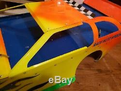 Hpi baja body latemodel with mounts and bumper, dirt oval