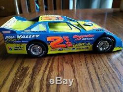 Jared Powell#2 Late model dirt car 2006 ADC Red Series 124 scale rare