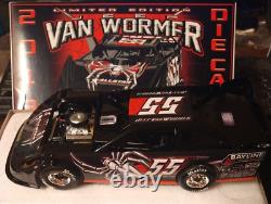 Jeep Van Wormer Custom Late Model Dirt Car 1/24 Diecast 1 of 55 Super Rare