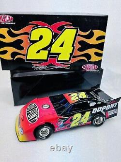 Jeff Gordon #24 DUPONT With FLAMES 2009 ADC LATE MODEL Dirt Car 1/24 533 of 1,524