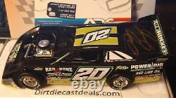 Jimmy Owens 2017 Late Model Dirt Car 1/24 Diecast Serial # 18 Autographed