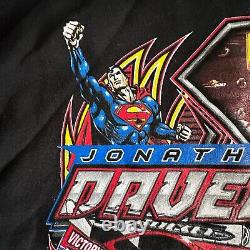 Jonathan Davenport #49 Superman Sweatshirt Large Champion Dirt Late Model 2017