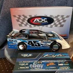 KYLE HARDY 2023 1/24 ADC Red Series DIRT LATE MODEL DIECAST CAR AUTOGRAPHED