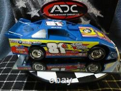 Kevin Cole #81 1/24 2008 Dirt Late Model ADC Autographed Car Red Series Rare
