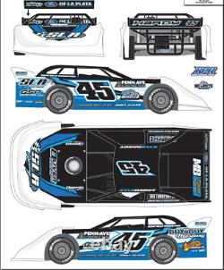 Kyle Hardy #45 Slr Racing 2023 1/24 Adc Dirt Late Model Diecast Car (preorder)