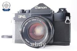 Late ModelAlmost MINT LENS Canon F-1 35mm Film Camera + FD 50mm f/1.4 S. S. C