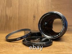 Late Model Almost Mint Konica Hexanon AR 85mm F/1.8 Portrait Lens From Japan