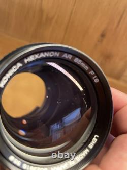 Late Model Almost Mint Konica Hexanon AR 85mm F/1.8 Portrait Lens From Japan