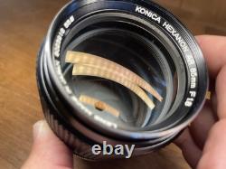 Late Model Almost Mint Konica Hexanon AR 85mm F/1.8 Portrait Lens From Japan